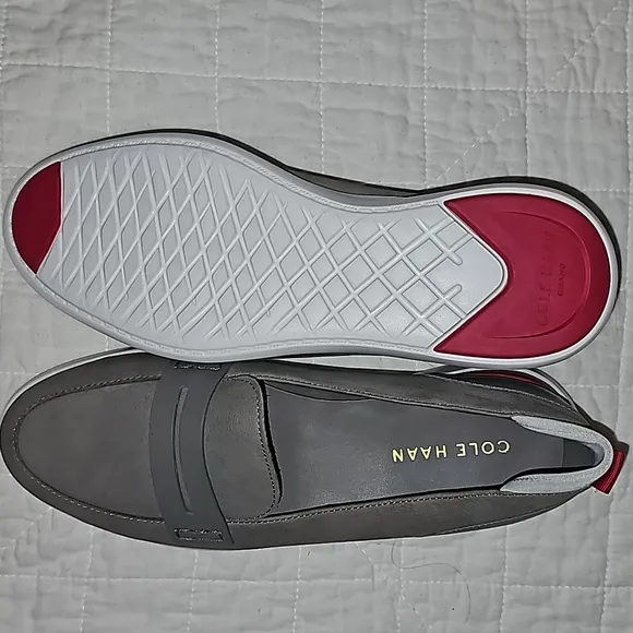 Cole Haan loafers Lady Essex Pink Loafer gray sz 6, NWT