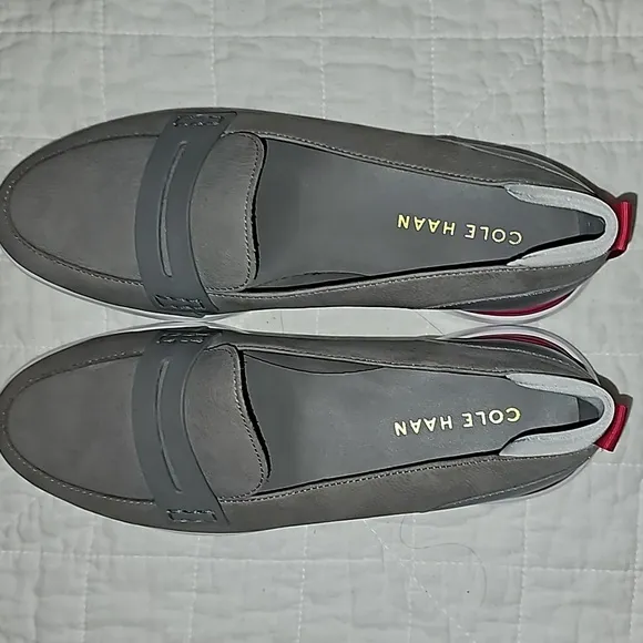 Cole Haan loafers Lady Essex Pink Loafer gray sz 6, NWT
