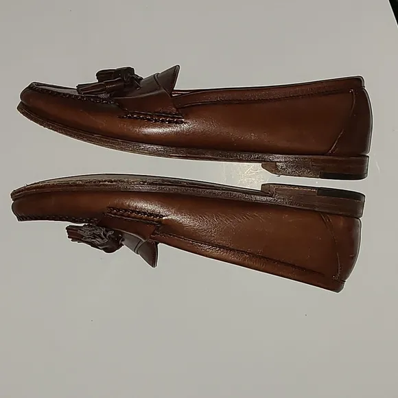 Cole Haan Mahogany Tassel Loafers Men's Leather Dress Shoes 11 C Vintage