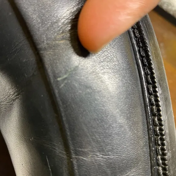 Cole Haan Men’s Grand OS Loafer Shoes  12M Black Leather Slip On C20327 Causal