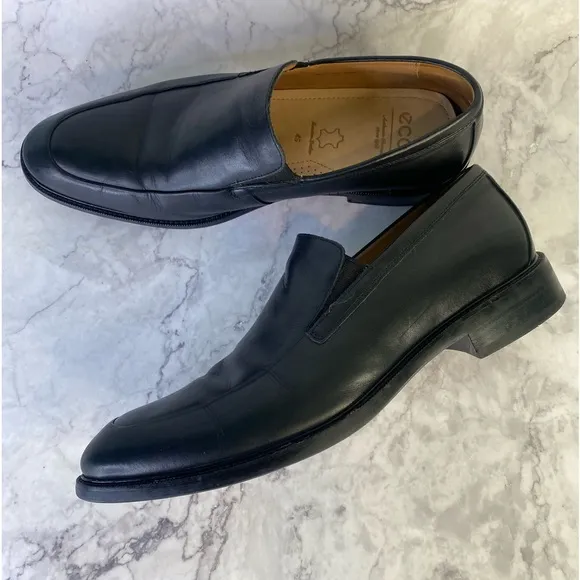 Cole Haan Men’s Grand OS Loafer Shoes  12M Black Leather Slip On C20327 Causal