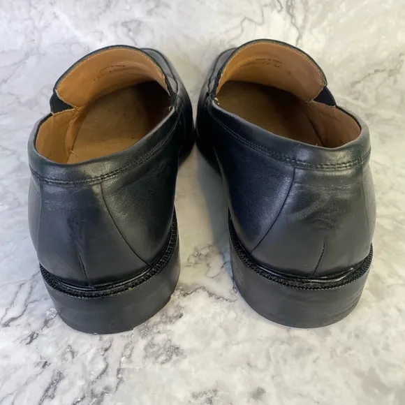 Cole Haan Men’s Grand OS Loafer Shoes  12M Black Leather Slip On C20327 Causal