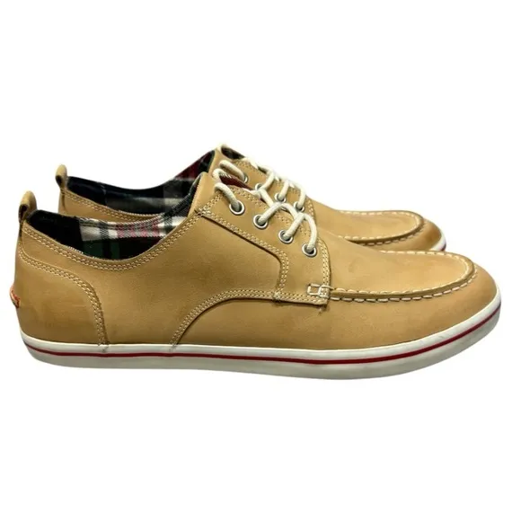Cole Haan Men's Nike Air Boat Deck Shoes Tan Leather 13M