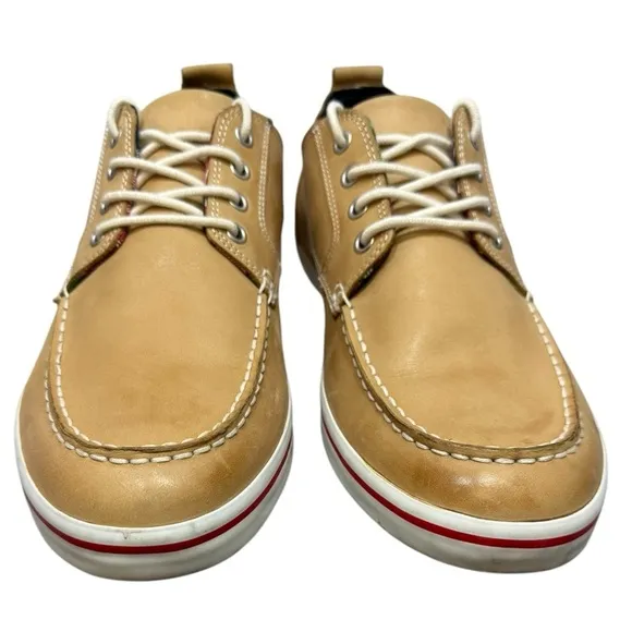 Cole Haan Men's Nike Air Boat Deck Shoes Tan Leather 13M