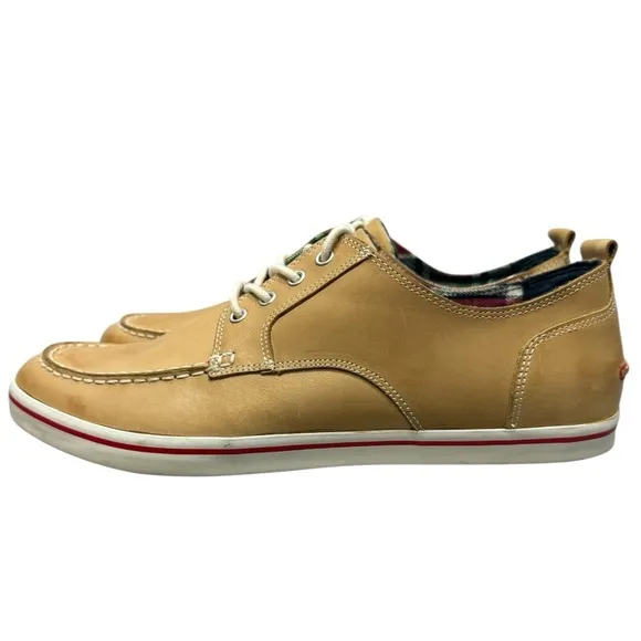 Cole Haan Men's Nike Air Boat Deck Shoes Tan Leather 13M