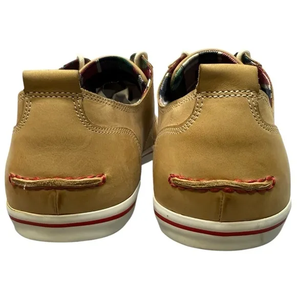 Cole Haan Men's Nike Air Boat Deck Shoes Tan Leather 13M