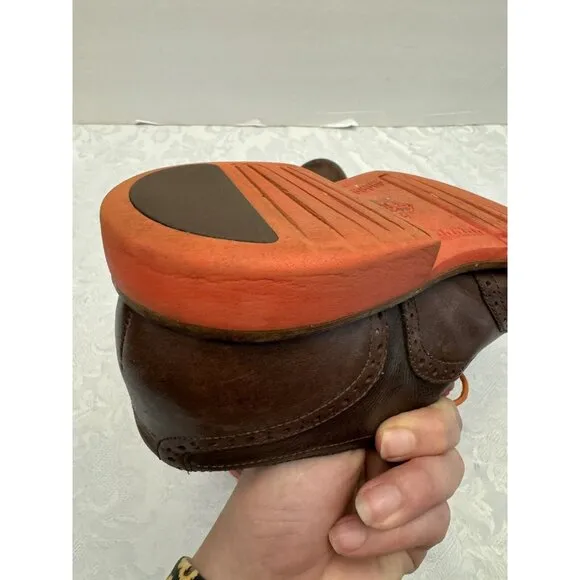 Cole Haan Men’s‎ Size 10.5M Great Jones Wingtip Shoes Brown Orange C11235