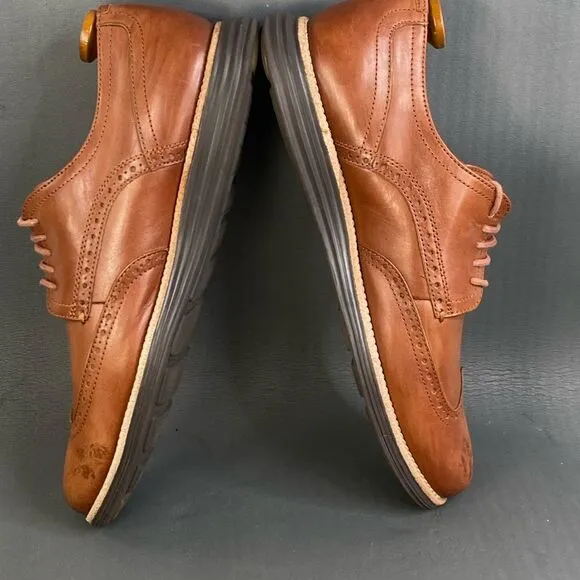 Cole Haan Original Grand Shortwing Oxford Leather Shoes mens size 12