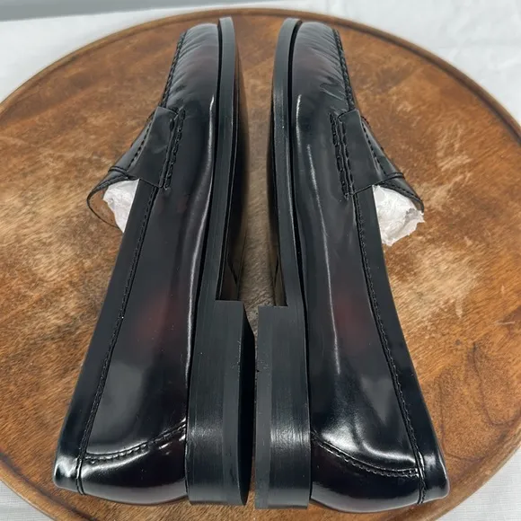Cole Haan Shoes Mens 9.5 E (med  ) Cordovan Burgundy Leather Penny Loafers