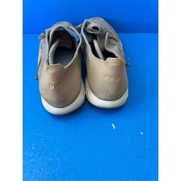 Columbia PFG Boatdrainer II Boat Shoes Mens Size 12 M Tan BM1020-214 Tech Lite