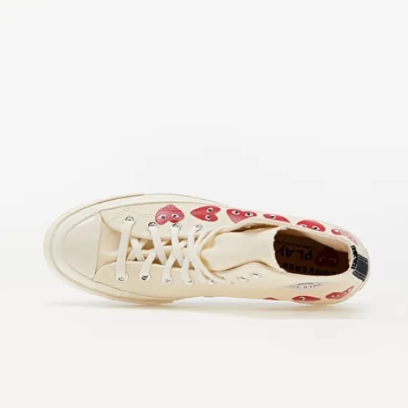 COMME DES GARÇONS PLAY Converse Chuck Taylor /High Top Sneaker men’s 6 women’s 8