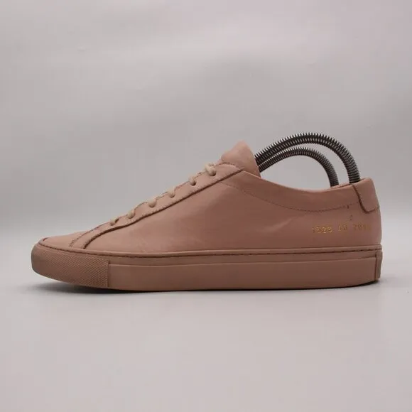Common Projects Achilles Women's EU Size 40 Light Pink Leather Sneaker Shoes