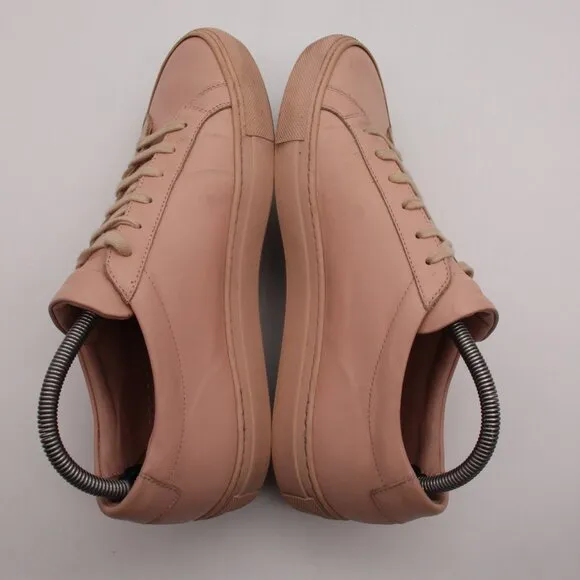 Common Projects Achilles Women's EU Size 40 Light Pink Leather Sneaker Shoes