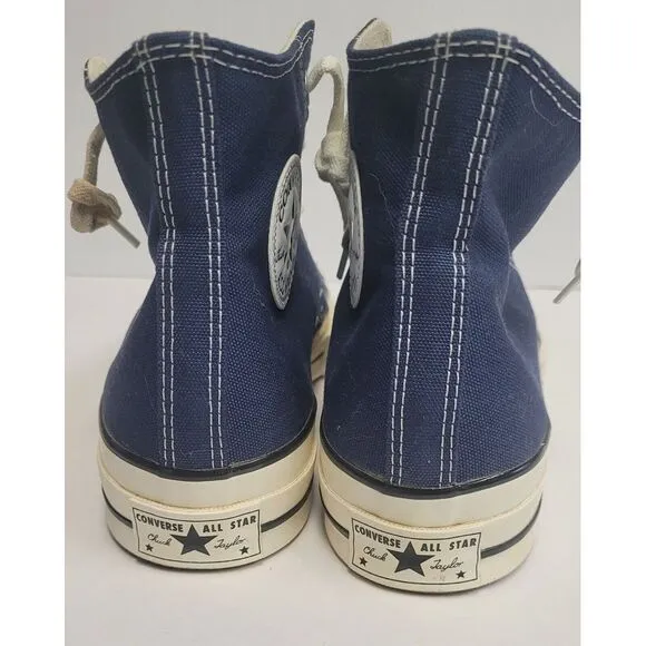 Converse Chuck 70 Hi  Sneaker Men's Size 8  Blue Skateboarding Shoes  Women's 10