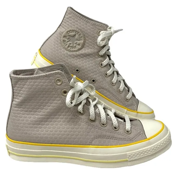 Converse Chuck 70 Sneakers High Women's Size Canvas Beige Casual Shoes A00878C