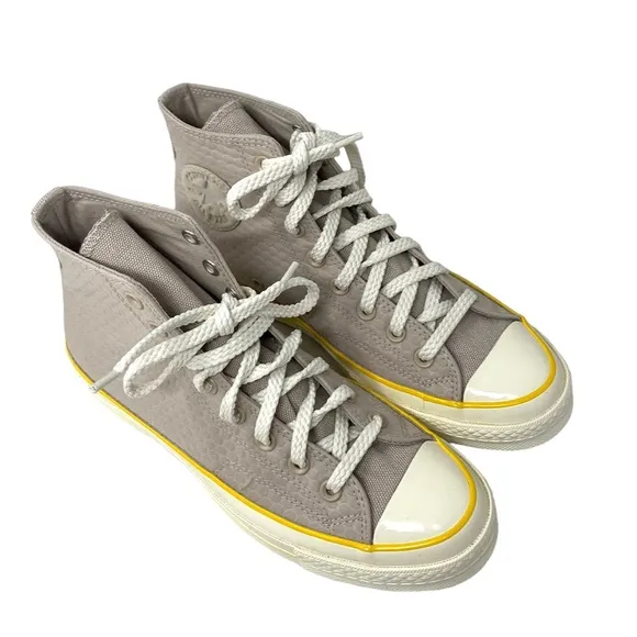 Converse Chuck 70 Sneakers High Women's Size Canvas Beige Casual Shoes A00878C