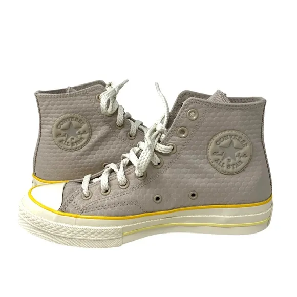 Converse Chuck 70 Sneakers High Women's Size Canvas Beige Casual Shoes A00878C