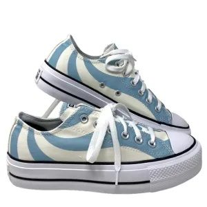Converse Chuck Lift Platform Shoes Low Casual Women Blue Candy Sneakers A10013C