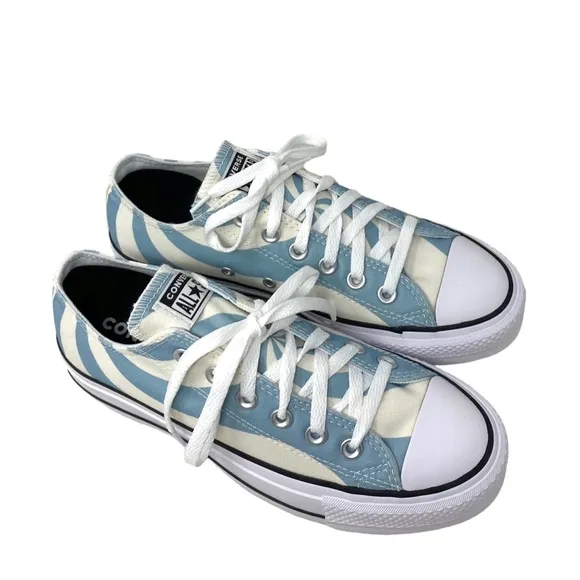 Converse Chuck Lift Platform Shoes Low Casual Women Blue Candy Sneakers A10013C