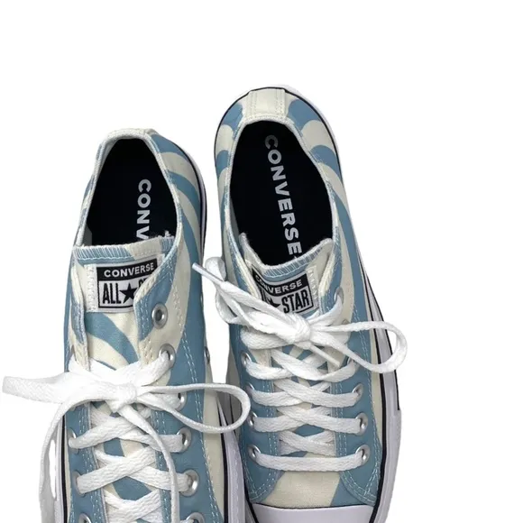 Converse Chuck Lift Platform Shoes Low Casual Women Blue Candy Sneakers A10013C