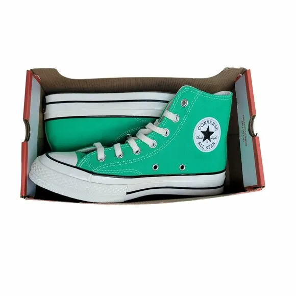 ⭐Converse Chuck Taylor All Star Hi Canvas Sz 10 Women's Shoes Apex Green A08613F