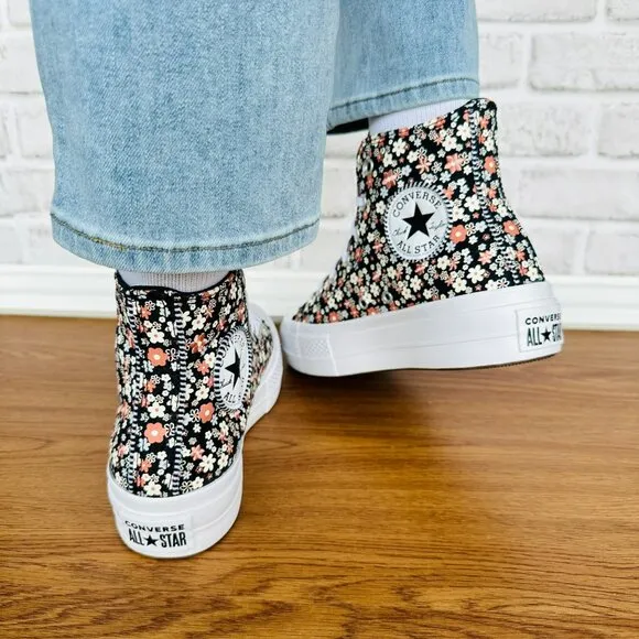 ⭐Converse Chuck Taylor All Star Lift Platform 7.5  Women's Shoes Black A14264C
