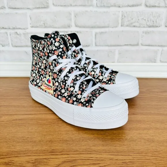 ⭐Converse Chuck Taylor All Star Lift Platform 7.5  Women's Shoes Black A14264C
