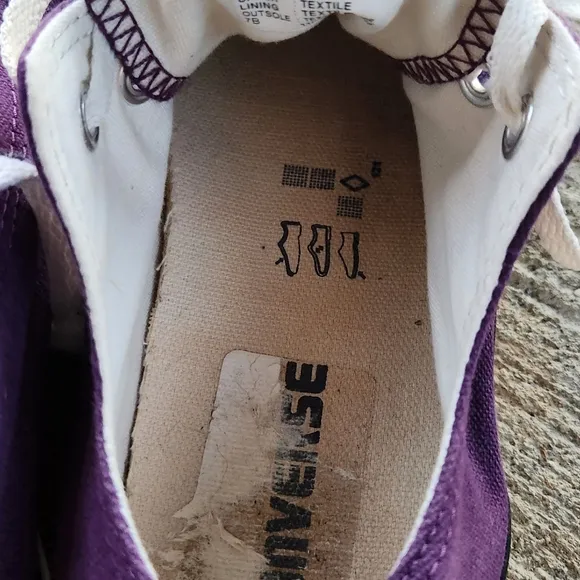 CONVERSE Chuck Taylor All Star Ox Purple Passion SIZE Men 7 &amp; Women 9 NICE SHAPE