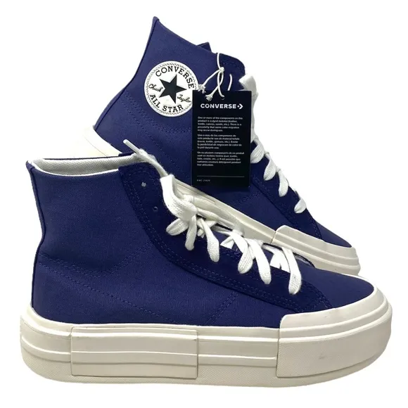 Converse Chuck Taylor Cruise Seasonal Skate Blue Canvas High Shoes Men's A05468C