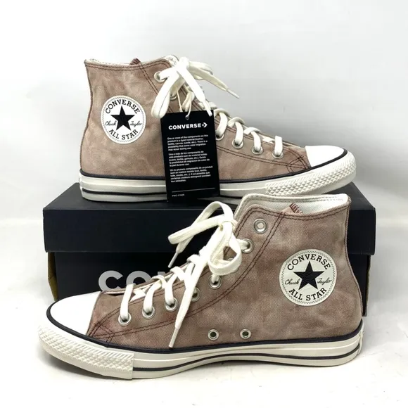 Converse Chuck Taylor Men's High Shoes Skate Kava Bliss Canvas Sneakers A02585C