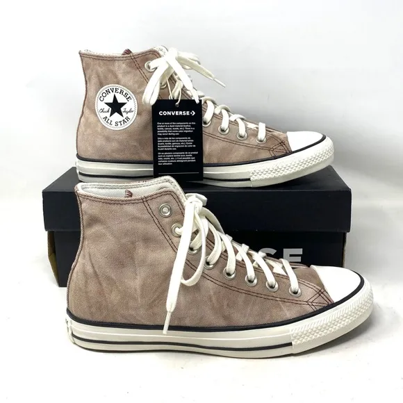 Converse Chuck Taylor Men's High Shoes Skate Kava Bliss Canvas Sneakers A02585C