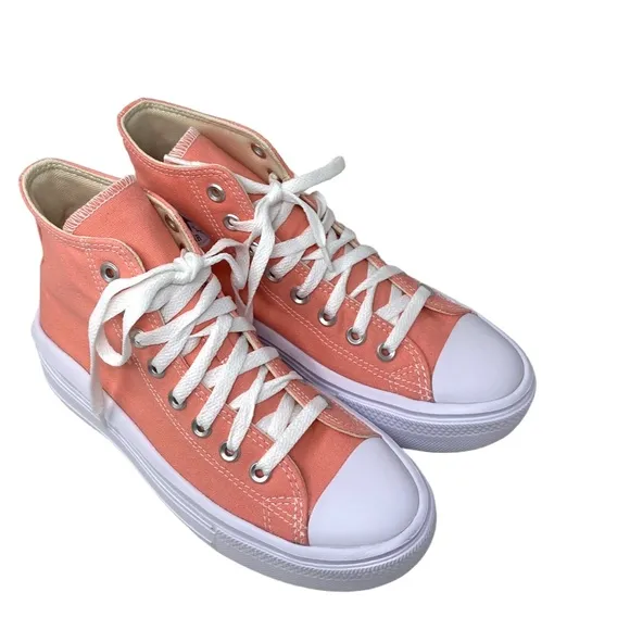 Converse Chuck Taylor Move Platform Flamingo Canvas Women's Shoes Casual A03544C