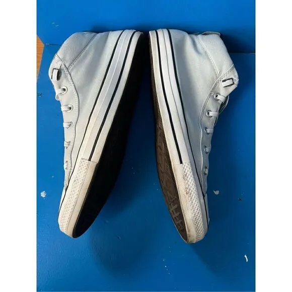 Converse Ctas Malden Street Mid Sneakers Women's Shoes Canvas Lunar Gray A03453F