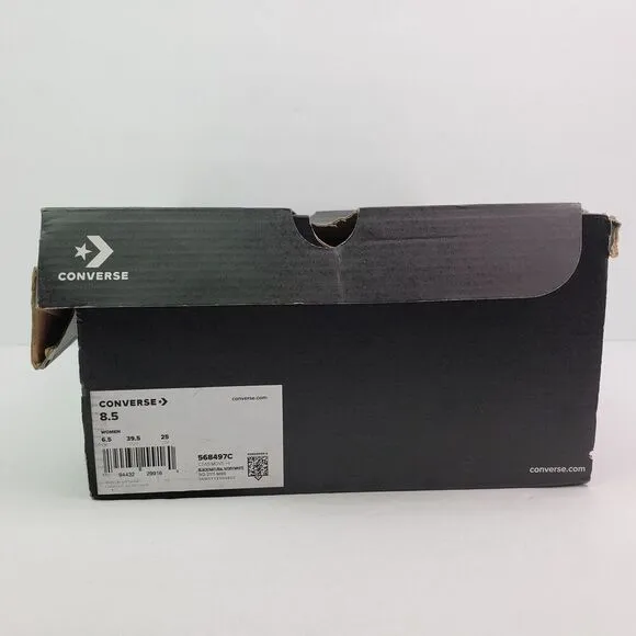 Converse CTAS Move HI Womens Size 8.5 Black Canvas Platform Sneaker Shoes 568497