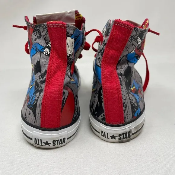 Converse DC Comics Superman Chuck Taylor All Star High Top Shoes Men Size 10.5