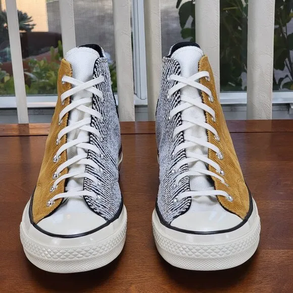 Converse Men's Chuck 70 Hi Workwear Corduroy A02748C Burnt Honey/Egret Size 9