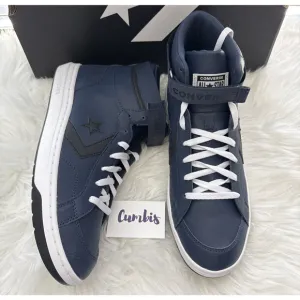 Converse Men's Pro Blaze V2 Mid Size 12 Blue Leather Athletic Shoes Sneakers NEW