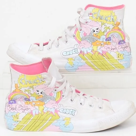 Converse Notebook Print Men's 9.5 Was 11.5Chuck Taylor All Star High Top 166562C
