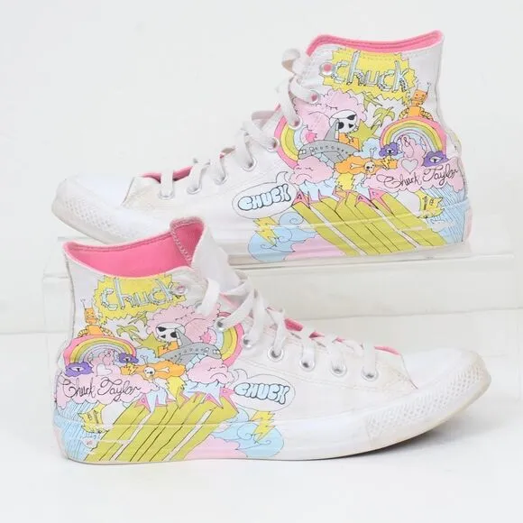 Converse Notebook Print Men's 9.5 Was 11.5Chuck Taylor All Star High Top 166562C