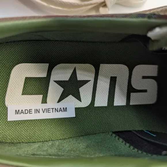 Converse One Star Pro OX Cypress Green Black Egret Camo A03678C Canvas shoes 9.5