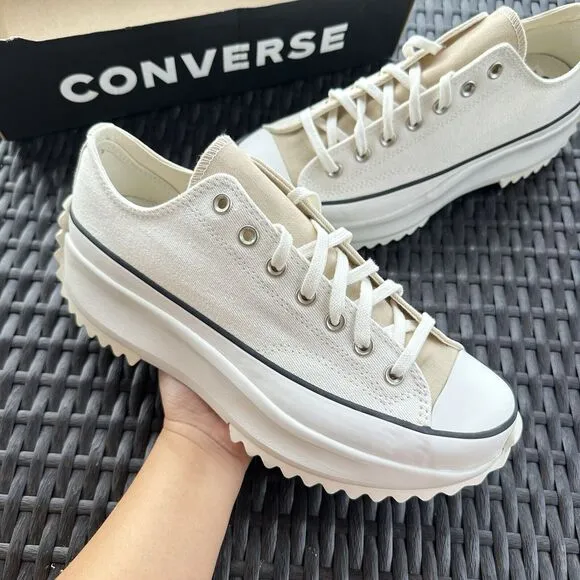 Converse Run Star Hike Low Summer White Denim Men's Shoes 171895C