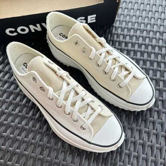 Converse Run Star Hike Low Summer White Denim Men's Shoes 171895C