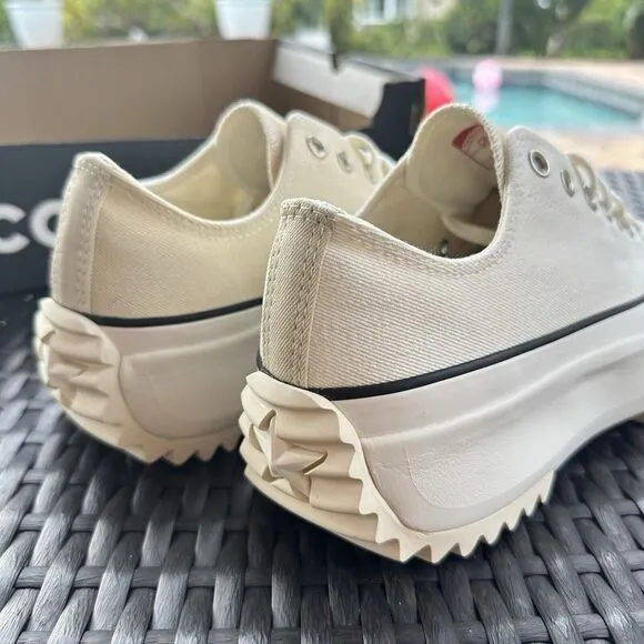 Converse Run Star Hike Low Summer White Denim Men's Shoes 171895C