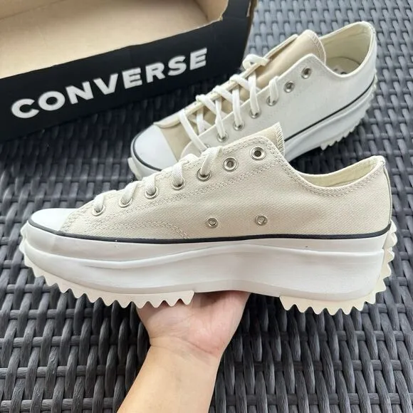 Converse Run Star Hike Low Summer White Denim Men's Shoes 171895C