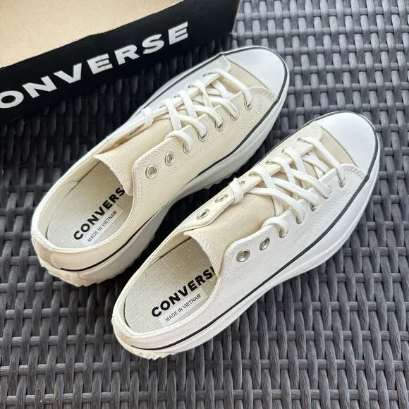 Converse Run Star Hike Low Summer White Denim Men's Shoes 171895C