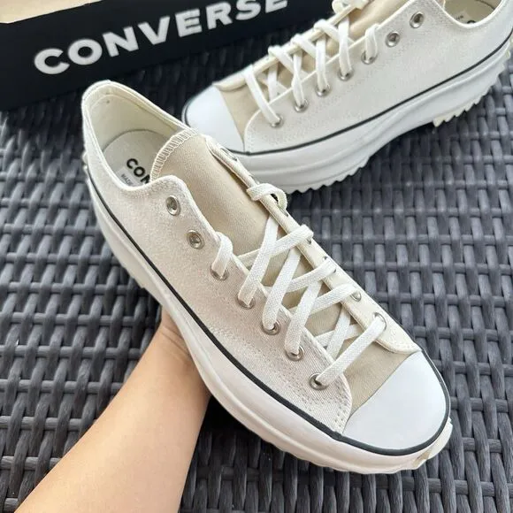 Converse Run Star Hike Low Summer White Denim Men's Shoes 171895C