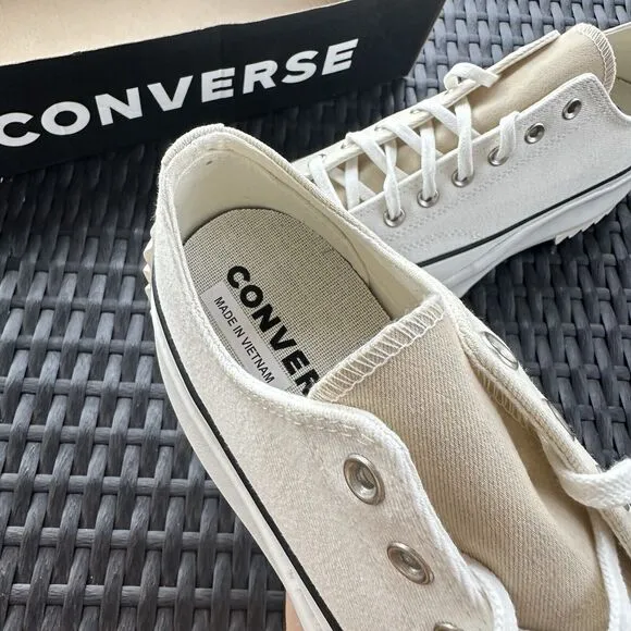 Converse Run Star Hike Low Summer White Denim Men's Shoes 171895C