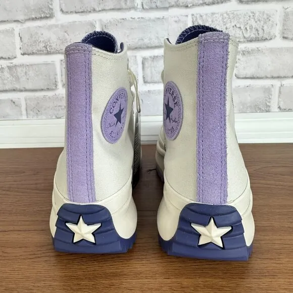 ⭐Converse Run Star Hike Platform Color Pop Sz 7 Men's Shoes Beige Purple A16188C