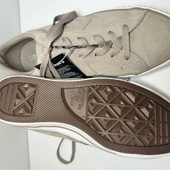 Converse Shoes Unisex One Star‎ Player Beige Suede Ox Sneaker Sz Mens 7 Womens 9