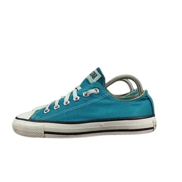 Converse Shoes Womens 7 USA All Star Sneaker Vintage Canvas Blue Lace Up Classic
